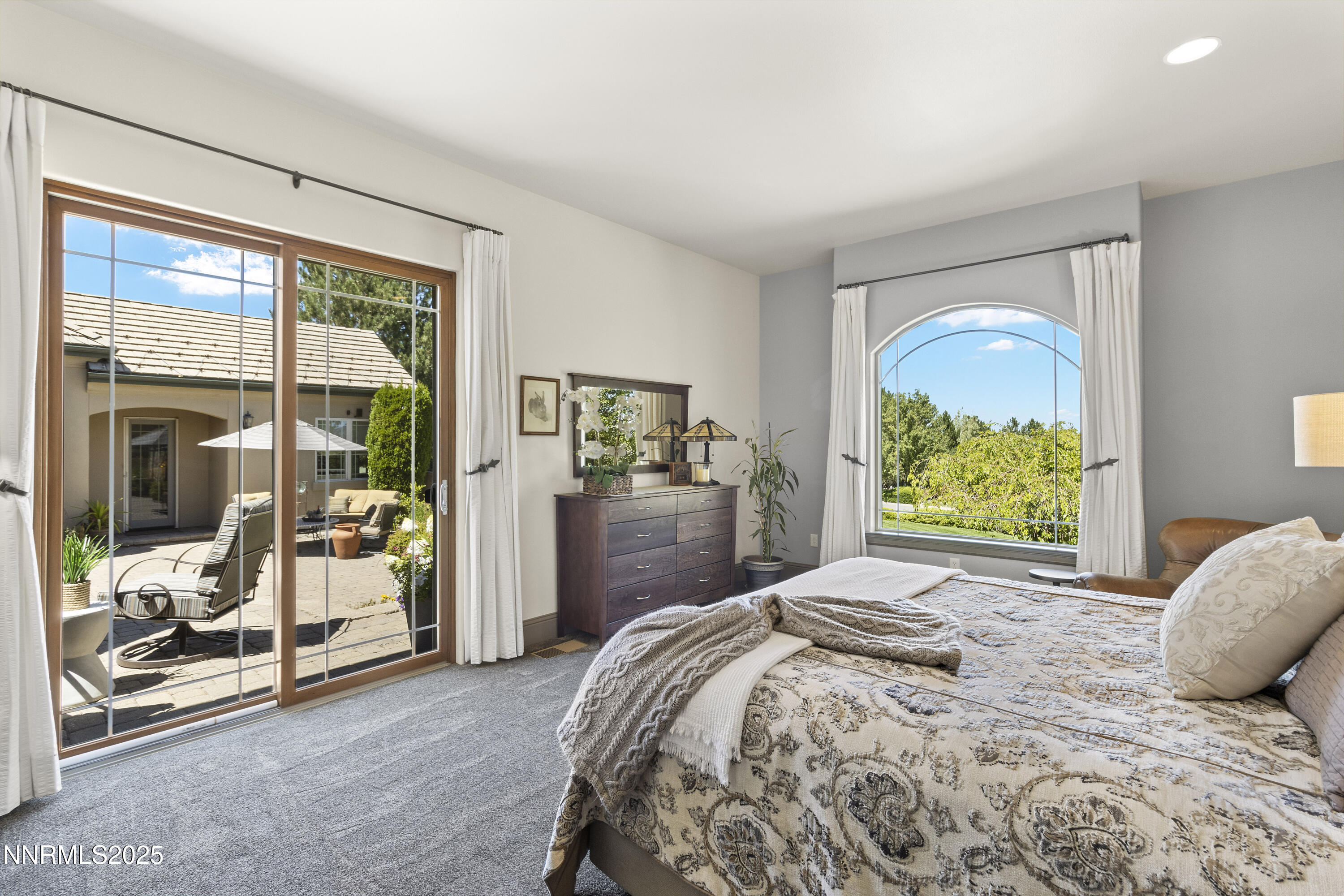 Black Eagle Bedroom 3 looking to courtya