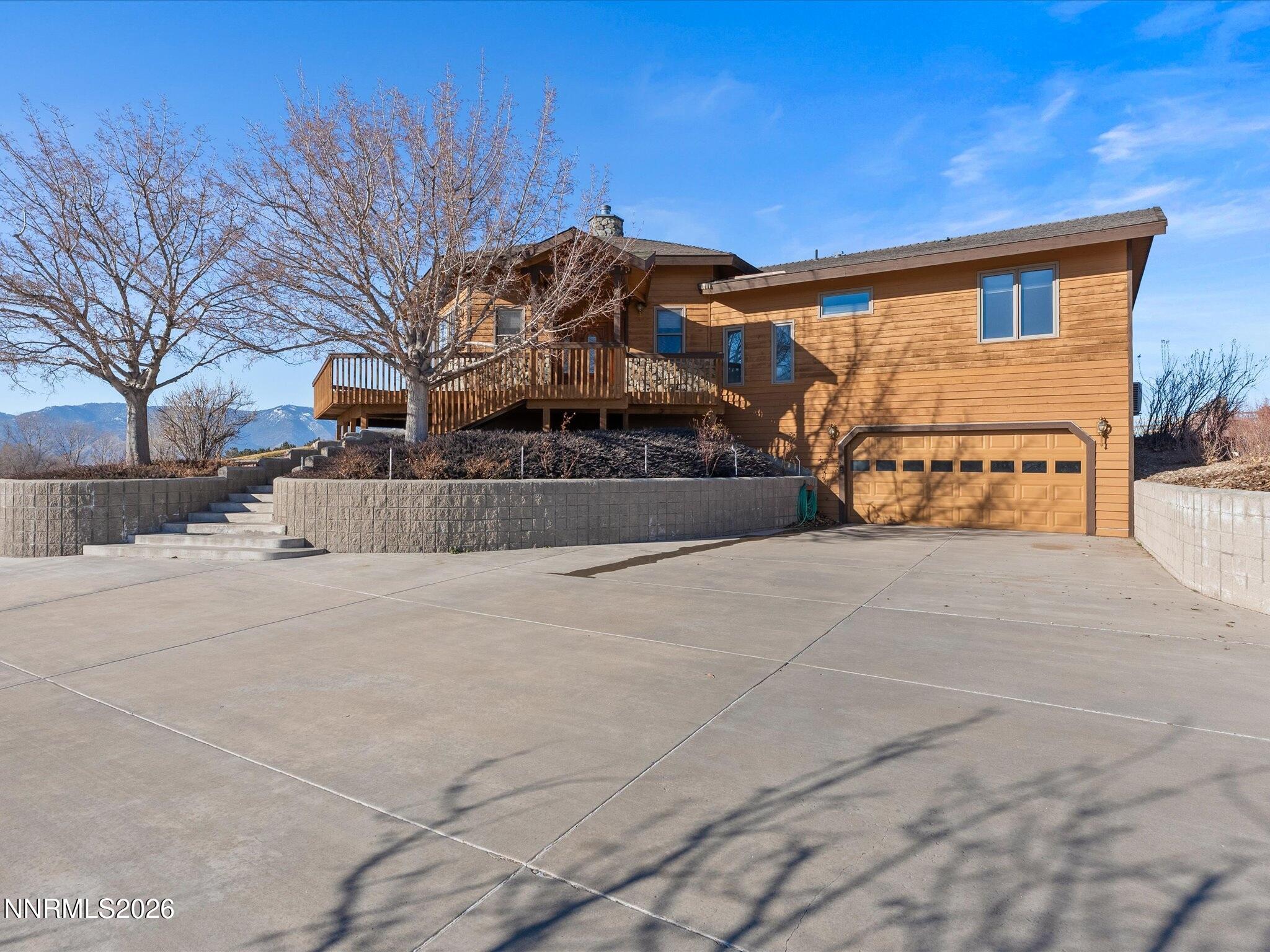 Main House Front Steps Garage
