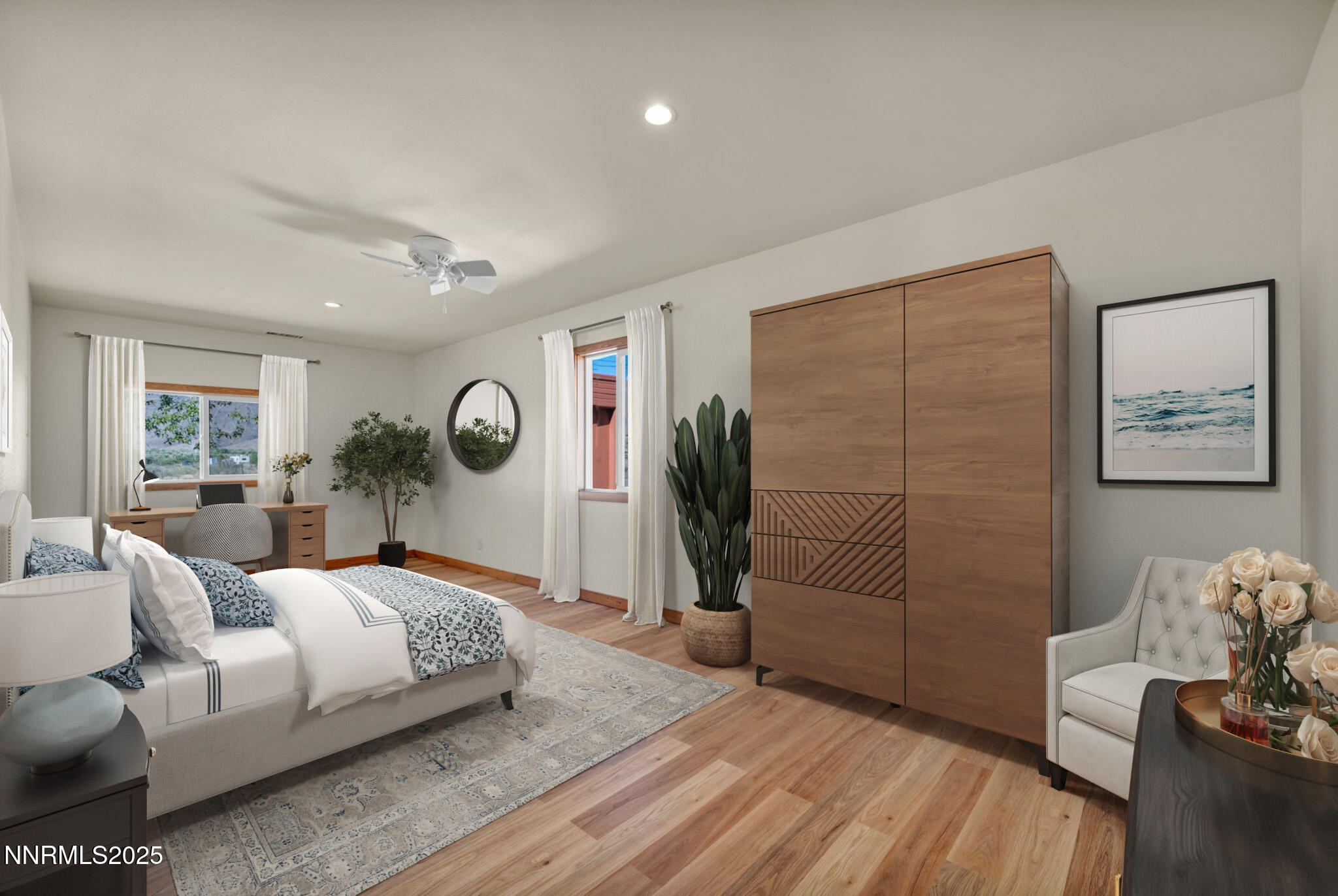 547 N River Ln Long Back Bedroom Staged