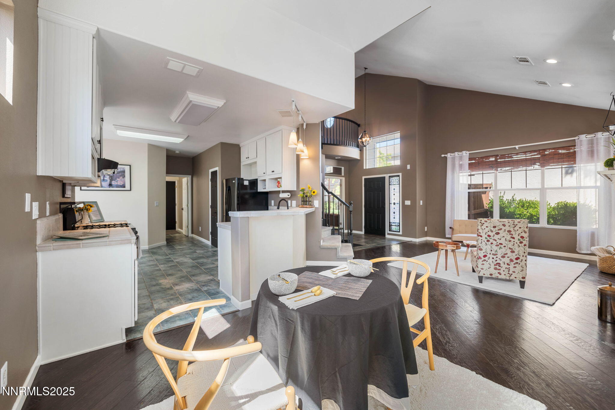 Looking into the great room