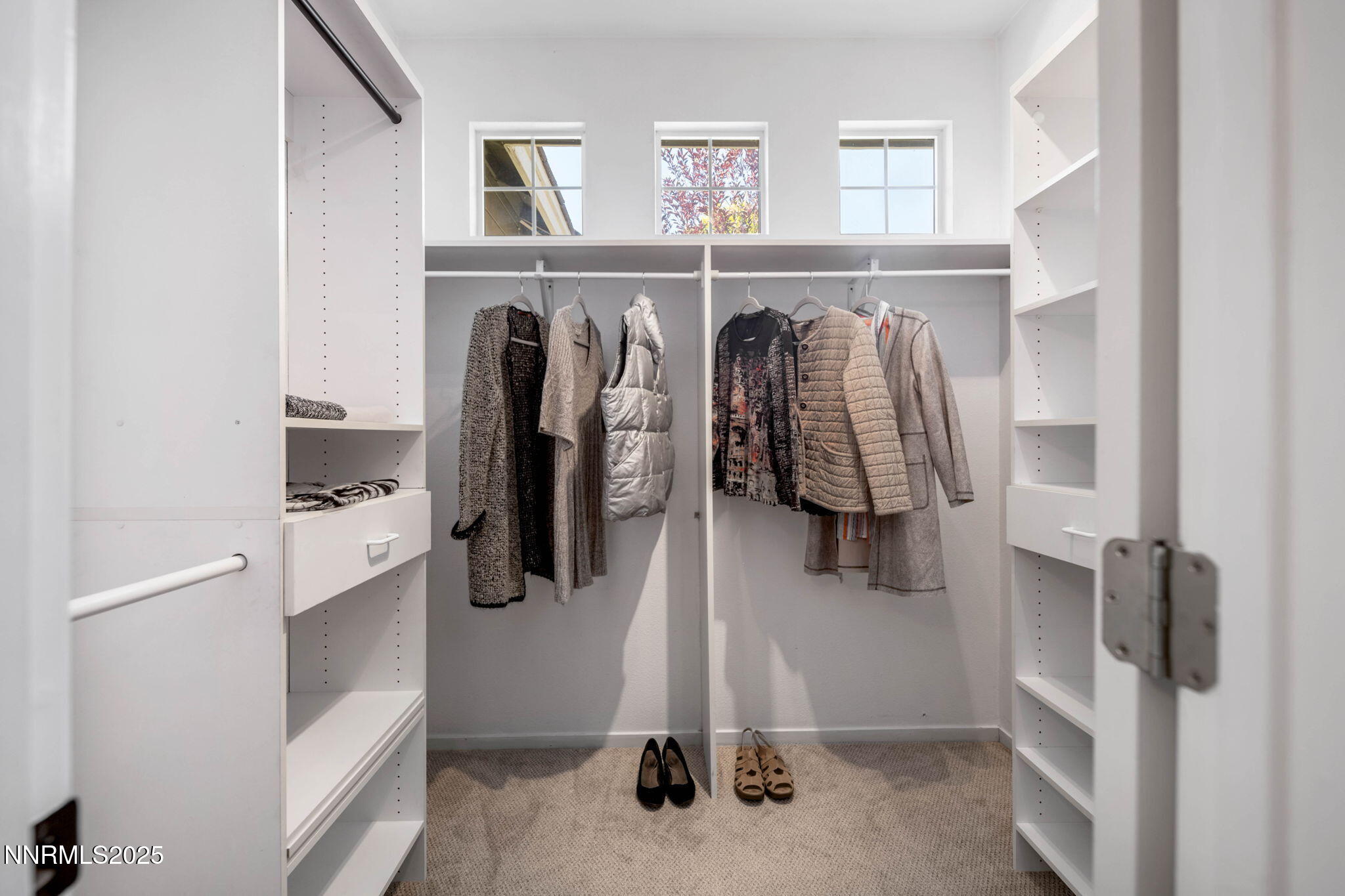 Primary closet with built-ins