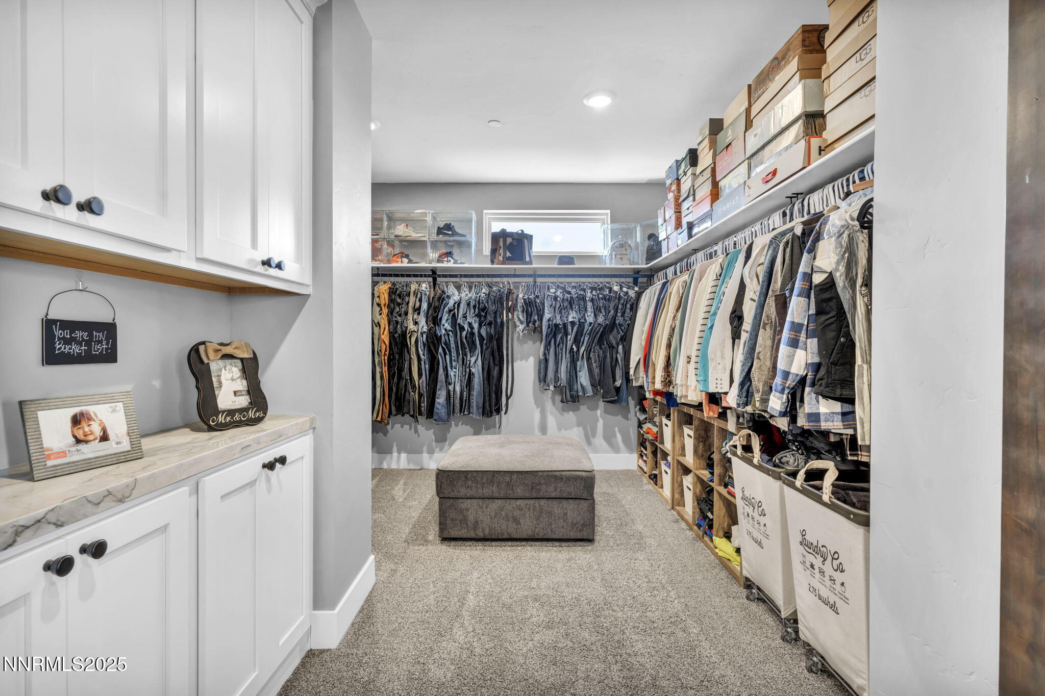 walk in closet with storage