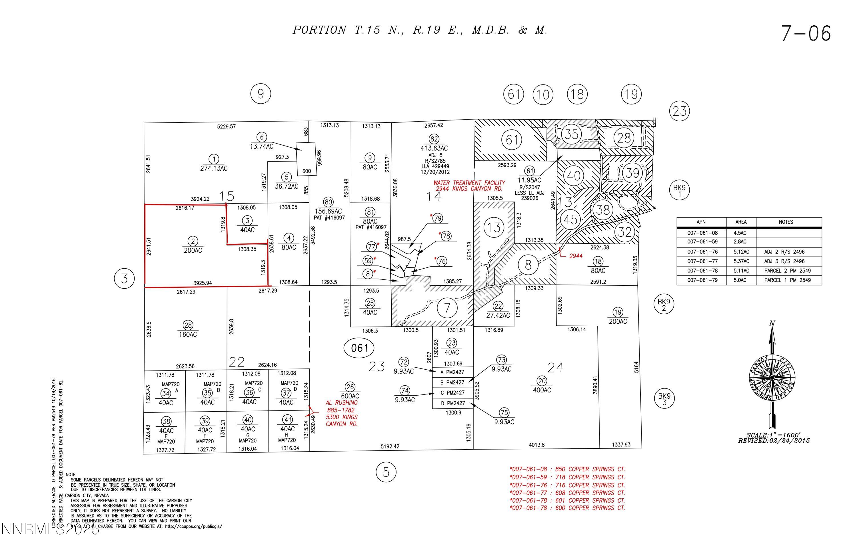 Kings 200 Parcel Map (version 1)