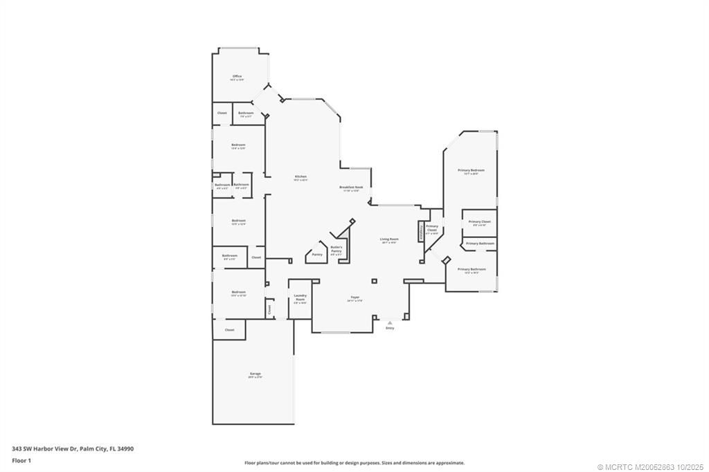 Photo of 343 SW Harbor View Drive, Palm City, FL 34990 (MLS # M20052863)