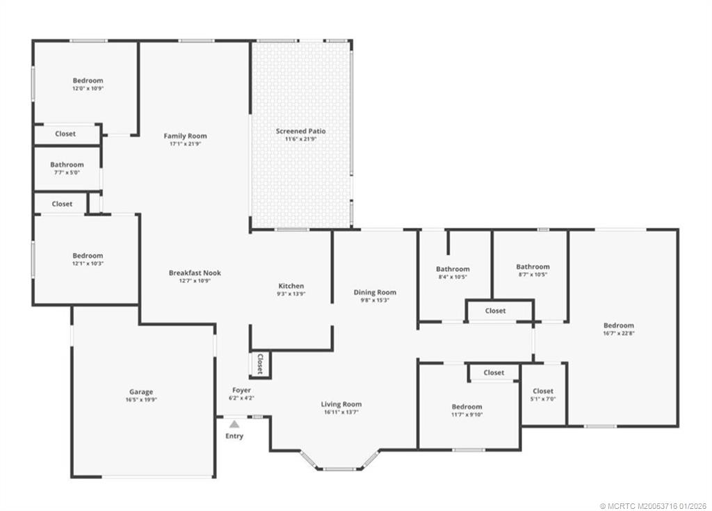 Stuart, Florida, 34996, United States, 4 Bedrooms Bedrooms, ,3 BathroomsBathrooms,Residential,Active,2007882