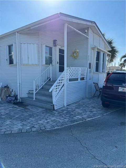 Mobile Home For Sale - 677 Nettles Boulevard<br/> Jensen Beach, FL 34957