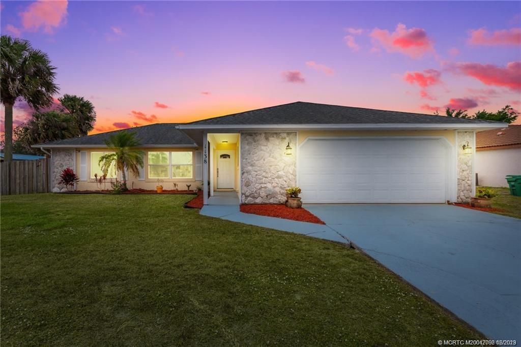 Photo of 1138 SW Gardena Avenue, Port Saint Lucie, FL 34953 (MLS # M20042092)