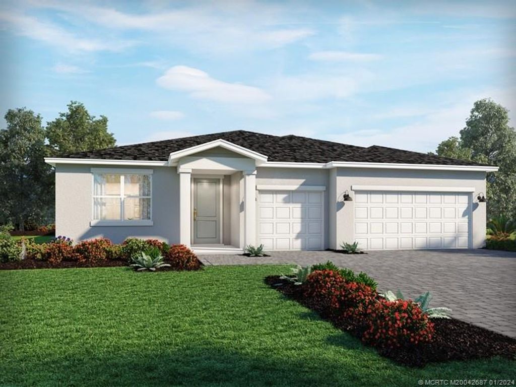 Photo of 6311 NW Sweetwood Drive, Port Saint Lucie, FL 34987 (MLS # M20042687)