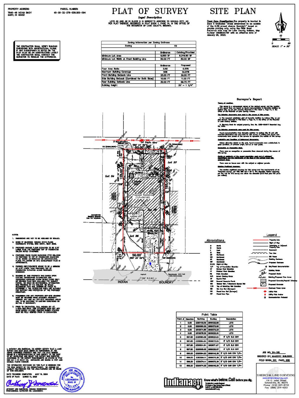 Photo of 7840 Indian Boundary, Gary, IN 46403 (MLS # 834658)