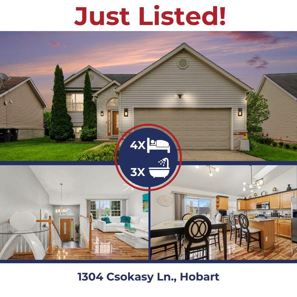 Photo of 1304 Csokasy Lane, Hobart, IN 46342 (MLS # 838324)