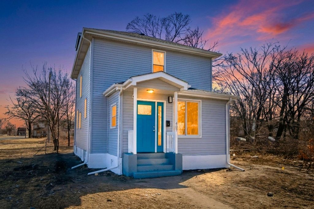 Photo of 407 Polk Street, Gary, IN 46402 (MLS # 834792)