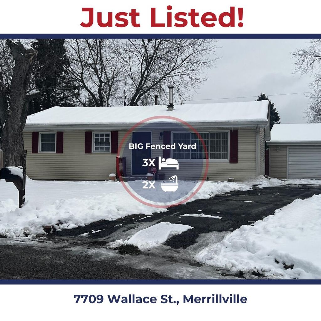 Photo of 7709 Wallace Street, Merrillville, IN 46410 (MLS # 831446)