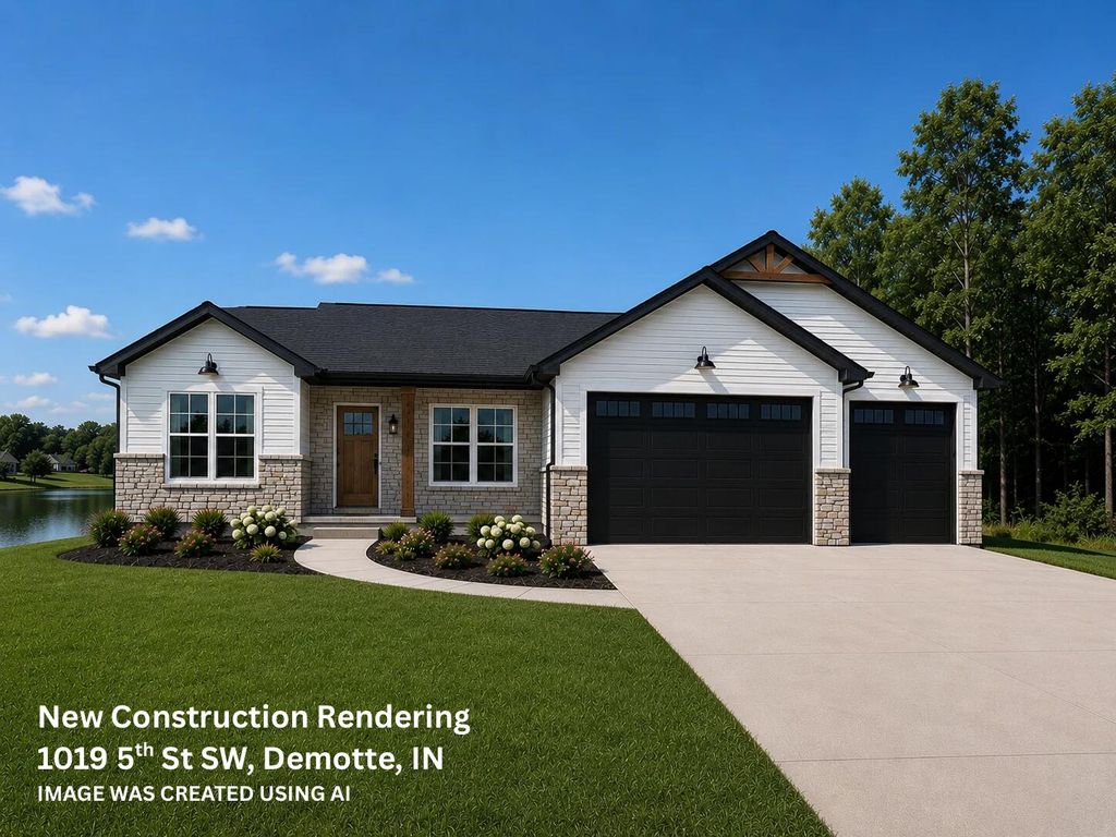 Photo of 1019 5th Street SW, DeMotte, IN 46310 (MLS # 842121)