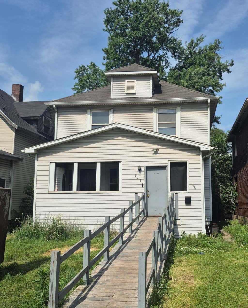 Photo of 544 Van Buren Street, Gary, IN 46402 (MLS # 843383)