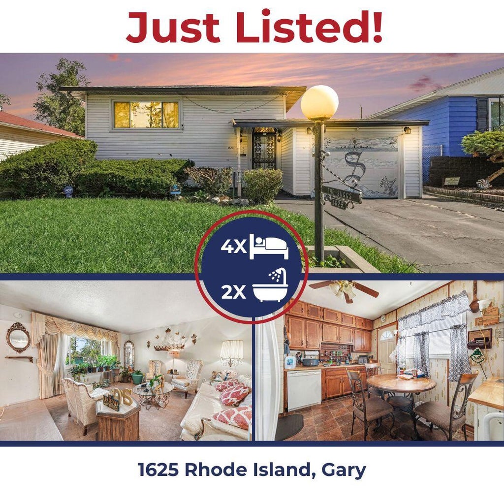 Photo of 1625 Rhode Island Street, Gary, IN 46407 (MLS # 846612)