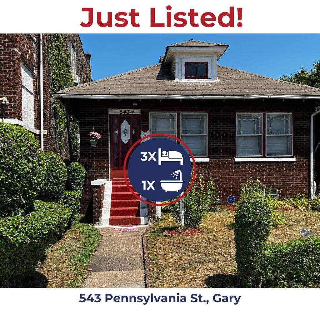 Photo of 543 Pennsylvania Street, Gary, IN 46402 (MLS # 836639)
