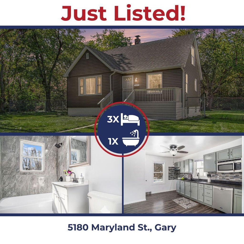 Photo of 5180 Maryland Street, Gary, IN 46409 (MLS # 846498)
