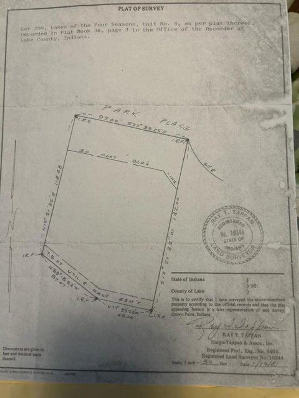 Photo of 4269 Park Place, Crown Point, IN 46307 (MLS # 835421)