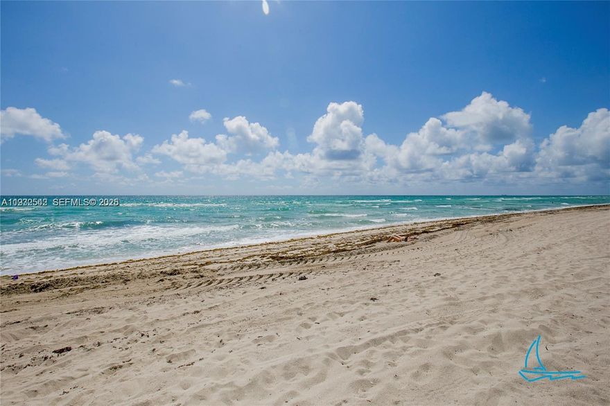 This beautiful turn-key Ocean fron condo is located in desirable Surfside. The unit has been completely renovated and features 2 bedrooms, 2 bathrooms, an open and bright floor plan, stunning intercostal and sunset views and gorgeous marble floors throughout. Immaculately updated kitchen with granite counters, stainless steel appliances and a cooking island/breakfast bar. Ocean front building with beach access at your doorstep! Enjoy the full amenities the building has to offer- pool, fitness room, jogging/biking trail, 24 hour security, and more. Conveniently located close to Bal Harbour shops, award winning restaurants, and House of Worship.