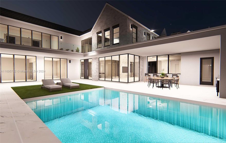 This exceptional property in the desirable Southwest Ranches neighborhood offers nearly 10,000 sq. ft. of luxurious living space. Boasting 7 bedrooms, 8 bathrooms, and situated on almost an acre of land, this contemporary masterpiece is designed for modern elegance and spacious living. A rare opportunity to customize your dream home while enjoying serene surroundings and upscale living. 2026 delivery.
