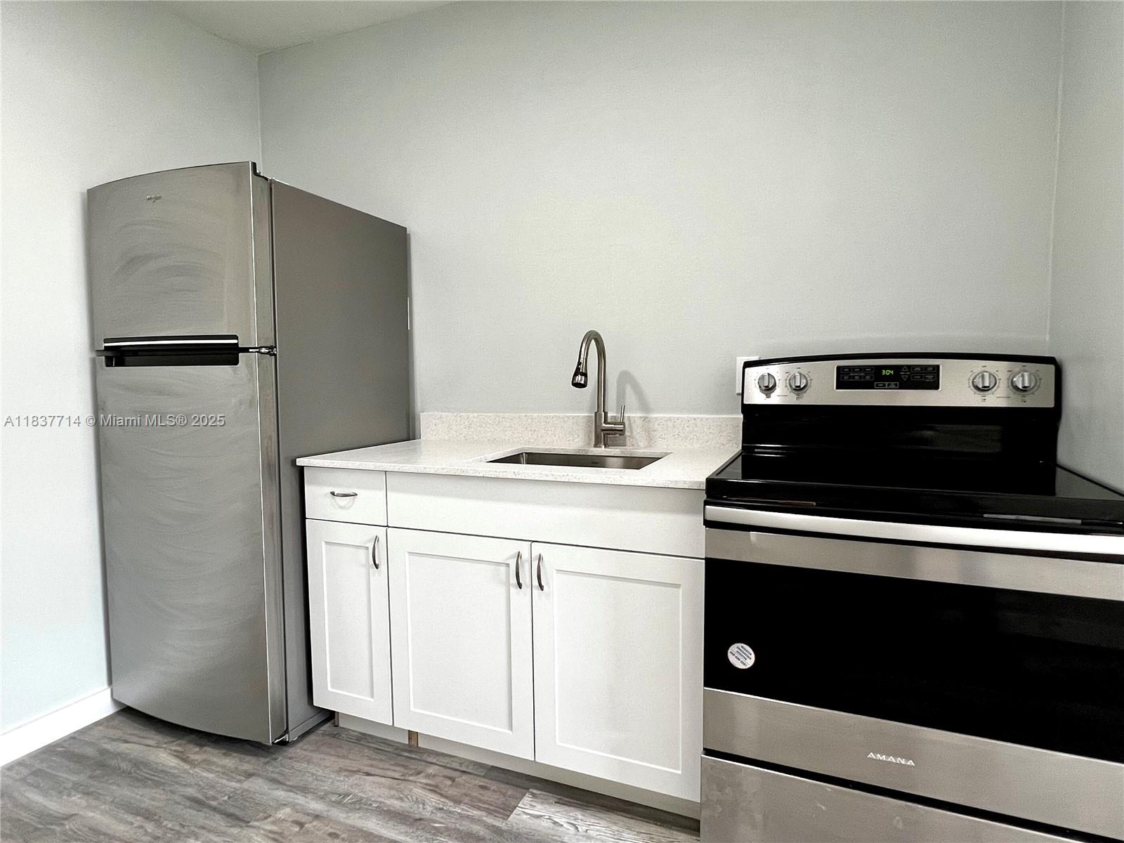 Beautifully renovated, centrally located 2 Bed/1 Bath apartment in Hallandale Beach. Unit features new floors, a new kitchen, new appliances, new lighting, new A/C’s, and a newly renovated bathroom. Rent includes parking, water, and garbage removal. Freshly painted and ready for occupancy. Proof of income for previous 2 months along with a nationwide credit, criminal, and eviction history report required for all prospects 18 years of age or older. First Month, Last Month, & Security Deposit to move-in. Tenant income must be at least three times the rent amount to be approved. Quick move in!