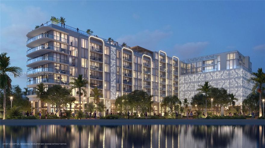 Stunning 4 bedroom home in Sixth & Rio, a luxury, boutique waterfront condominium perfectly perched on the bank of the New River and cradled between a historic park and the legacy neighborhood of Rio Vista. Walk to the best of Las Olas & Downtown! The kitchen features top of line appliances by Wolf & Sub-Zero with bathroom and kitchen cabinetry by Italkraft. The rooftop sky terrace will offer an infinity edge pool, jacuzzi, summer kitchens & cabanas all with spectacular river, skyline and park views. Additional amenities will include a state-of-the-art fitness center, luxurious owners lounge, co-working suite and club room with outdoor lounge on the park & river. Delivering in 2026. Sales Gallery open Monday to Saturday & Sunday by appointment.