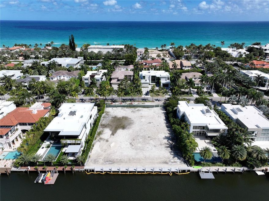 Presenting 416 Golden Beach Drive, an oversized, 21,875 sqft lot with 125 feet of pristine canal frontage and a depth of 175 feet, perfect for your dream waterfront estate. This exceptional property is ready for development, featuring fully approved plans and a brand new seawall and concrete dock. Located in the exclusive Golden Beach community, enjoy a luxurious lifestyle just a short walk from the private beach. Embrace the ultimate in coastal living with boating, swimming, and sunbathing right at your doorstep. Don’t miss this rare opportunity to build your custom oasis in a coveted location and one of the most desirable lots in the neighborhood.