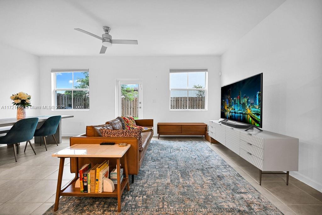 Discover the ultimate modern-smart home experience in Miami’s sought-after Westview community! This newly built 4BD/2.5BA corner unit is the lowest-priced 4-bedroom home in the area and offers a spacious layout with a private driveway and a 1-car garage plus parking for 3 additional cars. The open kitchen features sleek stainless steel appliances, quartz countertops, and chic white cabinetry. The second floor boasts a primary bedroom with a walk-in closet and ensuite bathroom, plus three additional bedrooms with shared bath access. Convenient laundry facilities on the second floor add to the home’s functionality. Perfectly positioned between Miami-Dade and Broward County, enjoy seamless access to North Miami, Aventura, Hialeah, Downtown Miami, Wynwood, Pembroke Pines, and major highways.