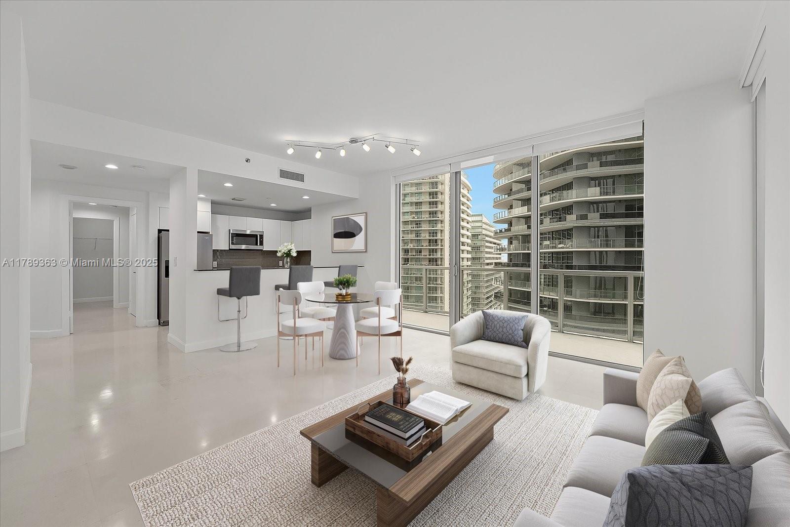 Rental Property at 1050 Brickell Ave 3320, Miami, Broward County, Florida - Bedrooms: 2 
Bathrooms: 3  - $3,975 MO.