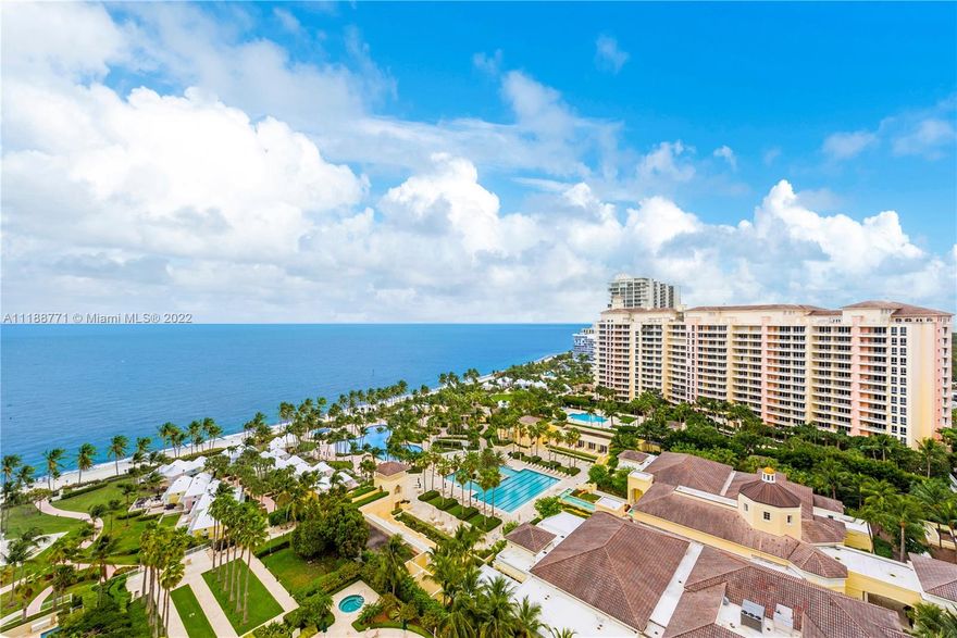 Incredible unit is the most important building at the Ocean Club Community. Unit has a lot of potential for remodeling and making this unit one of the most beautifully units to ever exist. The views to the inter-coastal and Ocean are one of a kind.