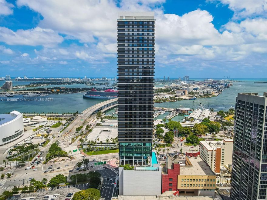 Price reduction!,This unit is now one of the top investment opportunities on the market. It offers a combination of features and location that make it stand out among other short-term rental properties in Miami. 

The building has three lines of 1-bedroom units:

Line 10 offers direct water views but only has one bathroom.  
Line 19  faces west, offering less desirable views.  
Line 14, where this unit is located, provides a privileged view, more square footage, and the advantage of 2 full bathrooms a rare feature in this building.

For investors looking for a property with high potential and added value, this unit is the perfect choice. Don’t miss out on this incredible opportunity!