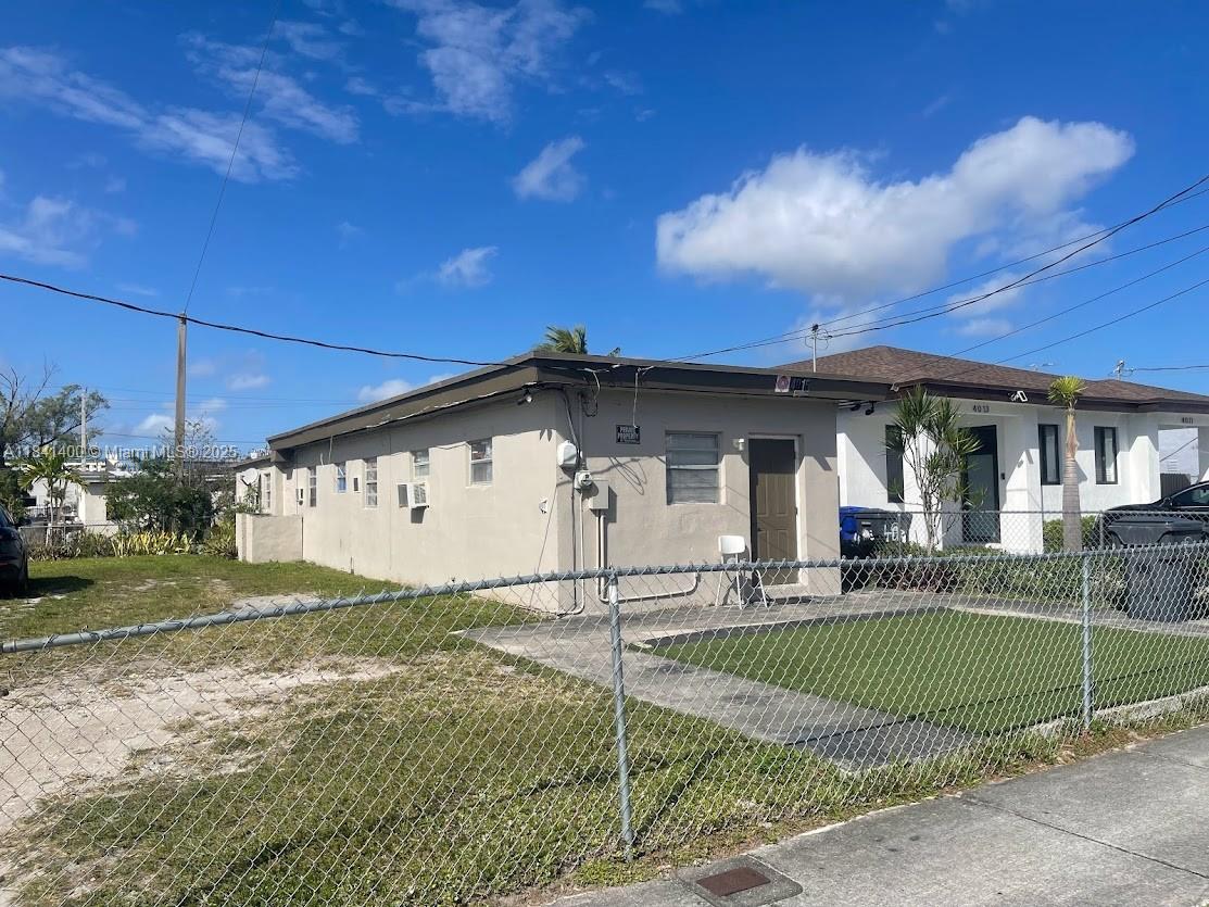 Very affordable and well-maintained 1-bedroom, 1-bath apartment in West Park. This cozy unit features tile floors, fresh paint, a compact kitchen with newer cabinets and a full-size fridge, and a clean bathroom with tub/shower combo. Includes window A/C units, private entrance, and access to a fenced yard. Conveniently located near major roads, shops, and public transportation. Ideal for someone seeking a simple and budget-friendly place to call home. Ready for immediate move-in!