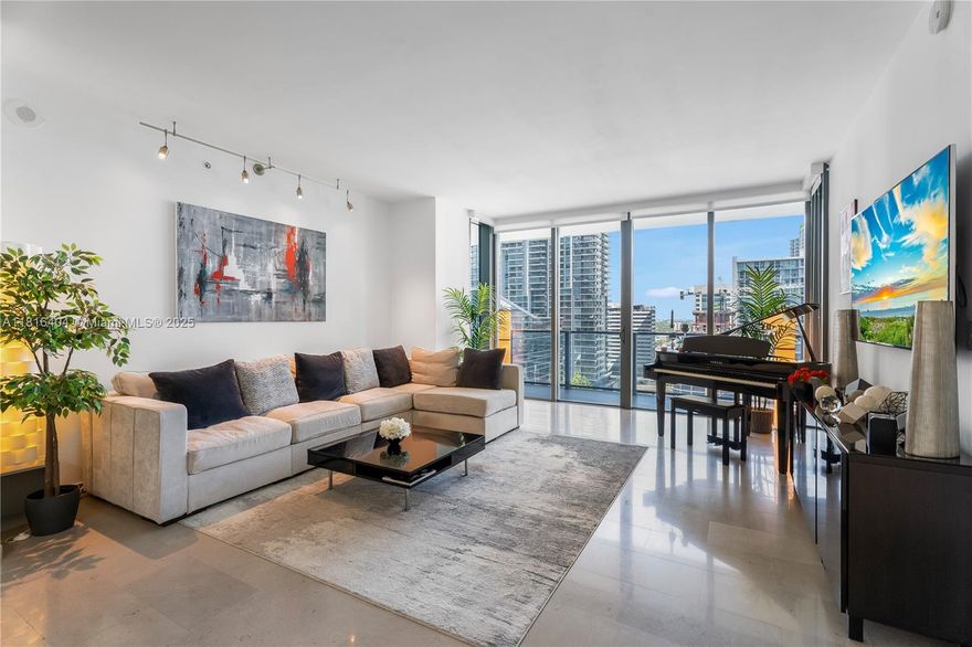 Welcome to REACH at Brickell City Centre. A modern sanctuary tailored for refined living. This 3 bedroom + den, 3.5 bathroom residence spans 1,641 sq ft and offers a seamless blend of comfort and contemporary design. Wake up to serene mornings on your private balcony and wind down with breathtaking water and sunset views. Located in the heart of Brickell, you'll be steps from premier shopping, gourmet dining, and cultural attractions. Designed for those with elevated taste, this move-in-ready home is more than a residence, it’s a lifestyle.