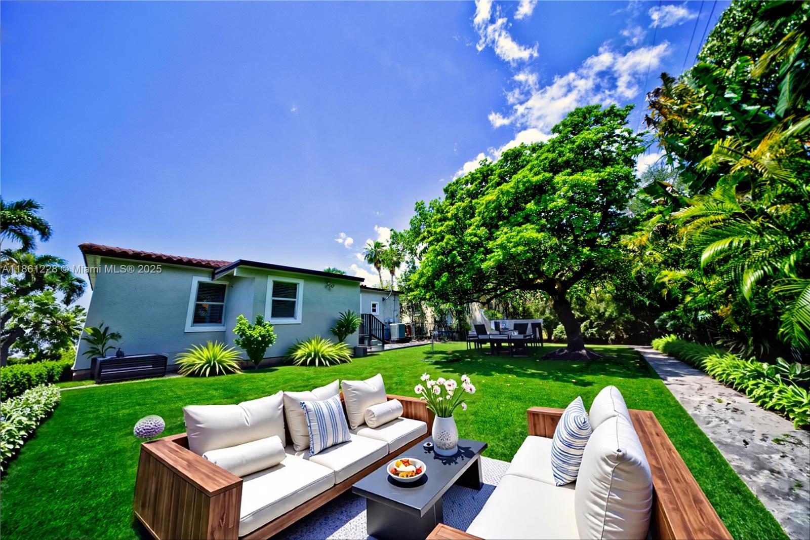 Discover the unique opportunity to own an extraordinary gem in Coral Gables for under $1M! This home features 4 bedrooms and 2 bathrooms on a 6,100 sqft lot, with a beautiful backyard perfect for families to create lasting memories. Newly built roof (2020), AC system (2012), and a stylish kitchen complete with wood cabinets, granite countertops, and stainless steel appliances, including a new refrigerator and dishwasher, plus a washer and dryer, a tankless water heater, and elegant marble flooring throughout. This charming home is perfectly situated just 5 minutes from Coral Gables Downtown, Miracle Mile, Miami International Airport, Brickell, Downtown Miami, the University of Miami, premier shopping centers, top-notch dining options, and the vibrant Miami lifestyle. No septic tank.