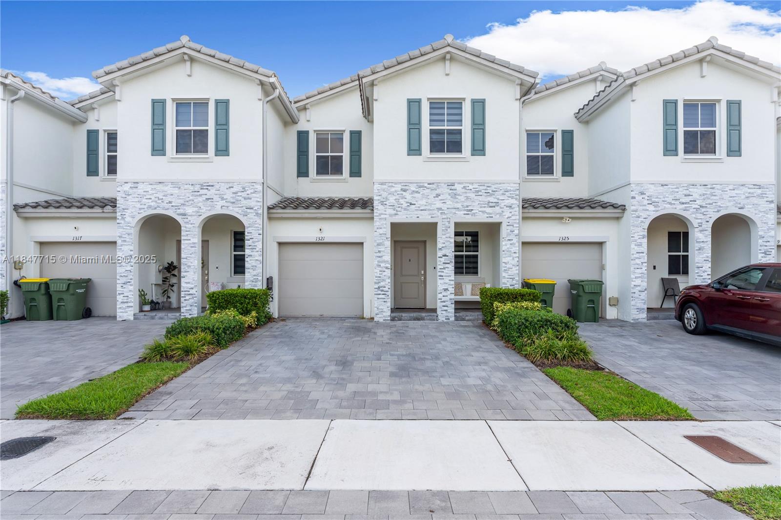 This spacious townhouse offers one of the largest floor plans and one of the biggest yards in the community. Featuring 4 bedrooms and 2.5 bathrooms within 1,820 sq ft, it’s perfectly situated in one of the best areas—enjoy complete privacy with no front or back neighbors. Built in 2020, the home boasts a 1-car garage, fully tiled downstairs, large family room, and an open layout ideal for entertaining. The primary suite includes double sinks and a walk-in closet. Located in a gated community with resort-style amenities including pool, gym, and cabana. Don’t miss this rare opportunity!