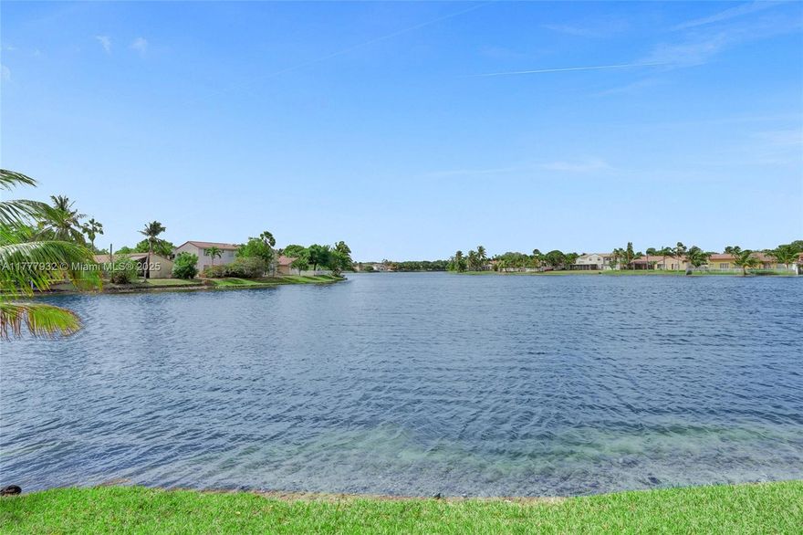 AMAZING LAKE VIEWS from this 3 Story Townhome at Allegro almost across the street from the largest single story mall in the US (Sawgrass Mills) 4/3 (3+Den), 1-car garage, with FABULOUS water views of wide water views!! Brand new KT with oversized marble look tile floors & complimenting wood floors thorughout the rest of this home! Fireplace! 2023 roof, new water heater, fresh paint, and 2016 A/C . Large primary suite w/ incredible views, designer closet and separate bath room for the W/C, tub  & shower! Community clubhouse with pool, Flamingo park nearby walk to Panthers Hockey and Concerts at Amerant Bank Center! Highschool has  Cambridge, Gifted & IB programs. Great Neighbors too!

. .

access to pool, spa, and playground. Pet-friendly, near top schools and Sawgrass Mills.