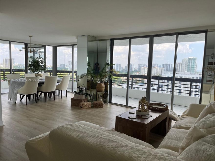 This elegant and bright corner 2-bedroom, 2-bath condo features a flexible layout with space for a formal dining room, cozy den, or even a third bedroom. The spacious primary suite offers a walk-in closet and a luxurious en-suite bathroom with a separate shower and bathtub.

Mystic Pointe is a gated, resort-style community with premium amenities including 24/7 security, valet, concierge, swimming pool, fully equipped gym, tennis and pickleball courts, game room, library, private marina, and more.

The monthly HOA fee includes water, cable TV, internet, and pest control.

Ideally located in the heart of Aventura, just minutes from Aventura Mall, beaches, houses of worship, parks, and top-rated schools. A unique opportunity to enjoy comfort, views, and exceptional lifestyle.