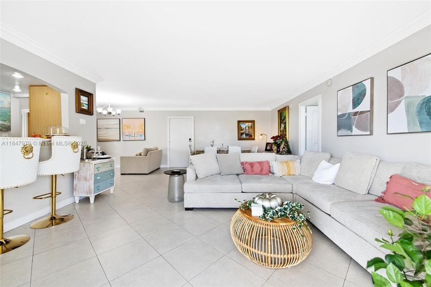 Bright and airy 2-bedroom, 2-bath condo located just across from the pristine sands and upscale homes of Lauderdale Beach. This spacious unit features an open floor plan with neutral tile flooring throughout, granite countertops, and floor-to-ceiling hurricane-impact sliders that lead to a large private balcony.

The building has been recently renovated and offers a range of amenities including a fitness center, heated pool, sauna, covered parking, and guest parking. Cable and internet are included in the rent. Enjoy the ultimate beachside lifestyle with easy access to shops, restaurants, and the brand-new Publix—all within walking distance.