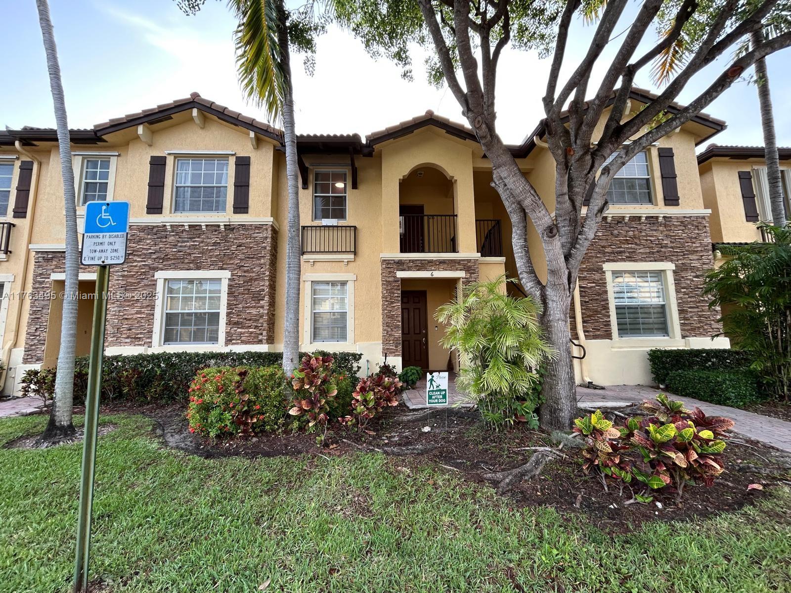Rental Property at 9257 Sw 227th St 26, Cutler Bay, Miami-Dade County, Florida - Bedrooms: 3 
Bathrooms: 2  - $2,450 MO.