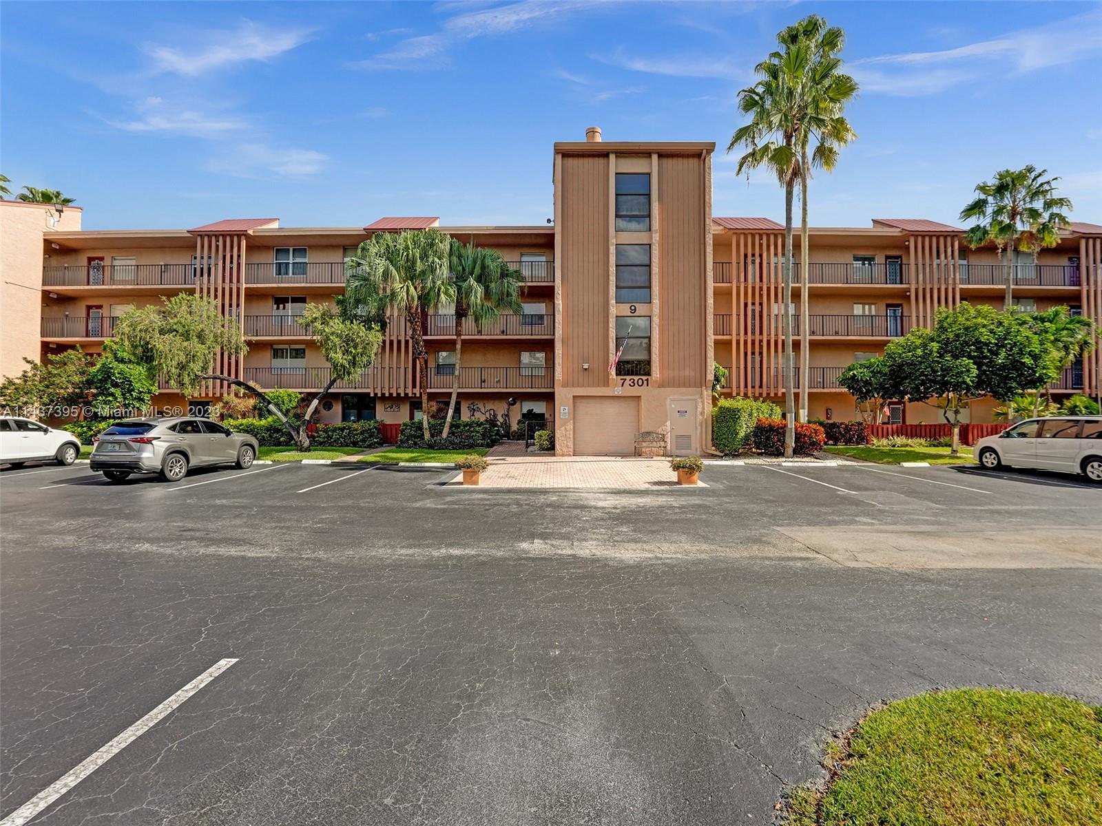 Welcome home to this spacious Condo in the desirable 55+ community Palm Lakes! Situated in one of the community's best buildngs with N/S expsure & close to pool & tennis. Enjoy your mornng coffee on your oversized Hurricane window enclosed patio, a $15k+ upgrade for your peace of mind! This updated unit ftrs stainless steel appliances, granite counters, uniform laminate flooring, large main suite w/walk-in closet, eat-in kitchen & ample storage & storage locker on floor. Enjoy clubhouse w/ theater, tennis, heated pools, billiards, gym & library. Walk to shopping & restaurants. Washer & dryer in unit & pet friendly up to 2 pets <20lbs. Ass requires 650 credit score & 40k min income. for ALL buyers now. Condo may be finaced under 25% down, can also go VA w/ waiver. 1 yr wait before renting.