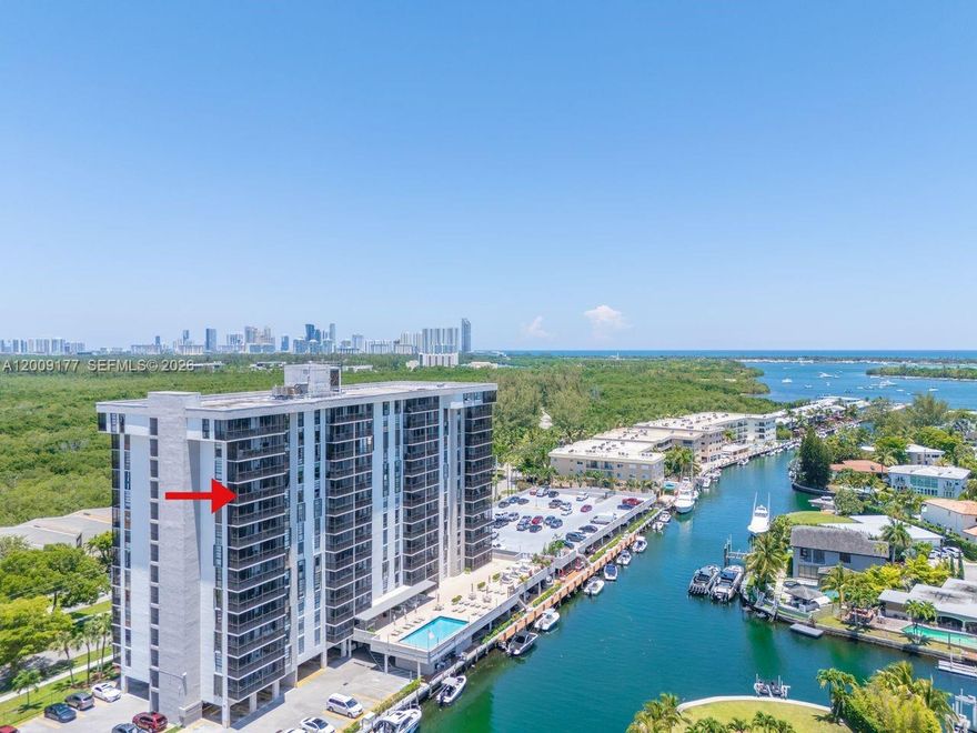 Spectacular corner unit on the 10th floor offering breathtaking views of Biscayne Bay, the Atlantic Ocean, the Miami skyline, and unforgettable sunsets. This beautifully renovated residence features an open-concept layout with an elegant, modern design. The unit includes 2 bedrooms and 2 bathrooms, a new A/C unit, stainless steel appliances, Italian porcelain flooring, and custom-designed bathrooms, a lot of closet space, Floor-to-ceiling impact windows, and doors that fill the space with abundant natural light.
Location.. Perfect for boating enthusiasts, the property offers direct ocean access with no fixed bridges and is just minutes from open water. Boat dockage is available for rent through the association. The unit also comes with one assigned parking space plus ample guest parking.