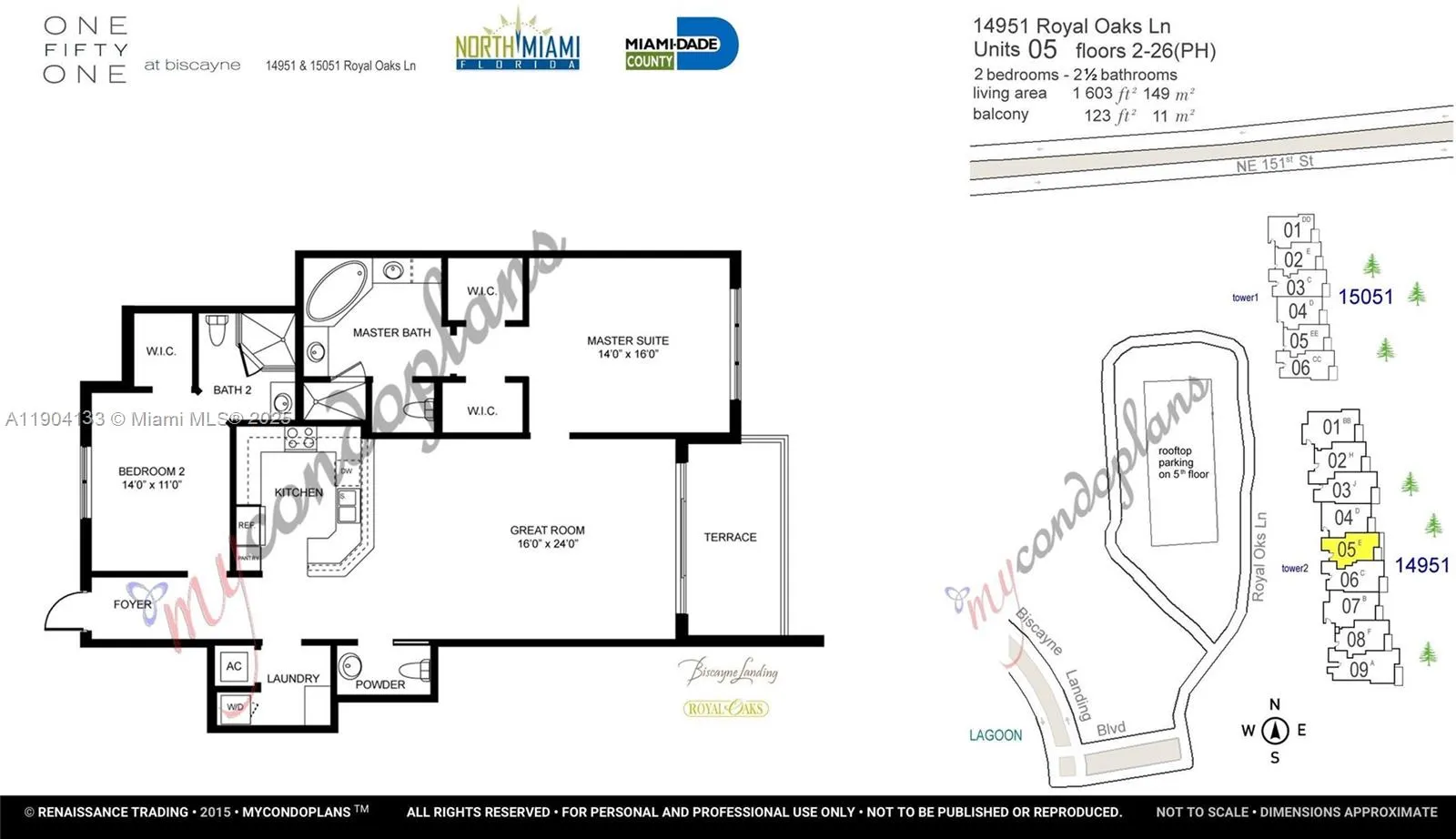 North Miami, Florida 33181, United States, 2 Bedrooms Bedrooms, ,3 BathroomsBathrooms,Residential,Active,234896