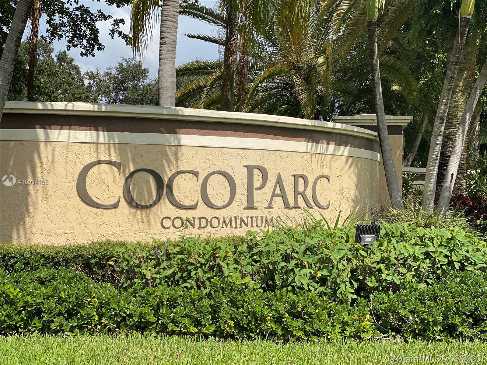 Amazing and spacious 1/1, second floor unit, high ceilings, big balcony with storage room, Washer & Dryer inside the unit, a lot of guest parking in community, gym, sand volleyball, tennis court, BBQ grills, All Ages welcome, Coco Parc Condominium. EQUAL HOUSING OPPORTUNITY