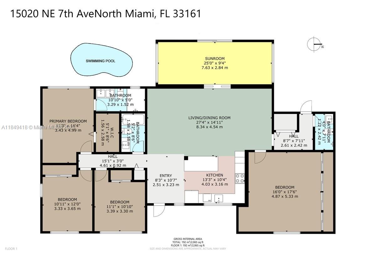 15020 NE 7th Ave, Miami, FL, 33161/$789,000 3 15020 NE 7th Ave