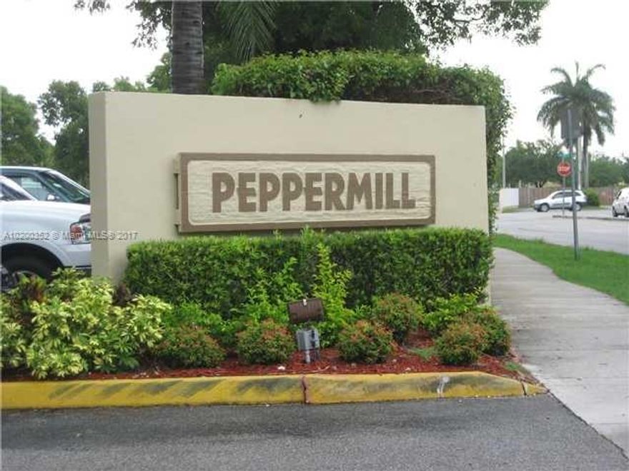 Kendall Best Location at Peppermill Kendale Lakes West. Spacious on 2nd floor unit,Plenty  light, relaxing views. Washer and dryer inside. Big Balcony with Garden Views. Lots of storage. Amenities includes, pool, 24 hr security, clubhouse. Low Maintenance. Excellent schools short distance. Surrounded by parks, restaurants, libraries, shopping centers, hospital and much more! Pet friendly. Lease friendly. Convenient and charming place to call home! Call today, easy to show.