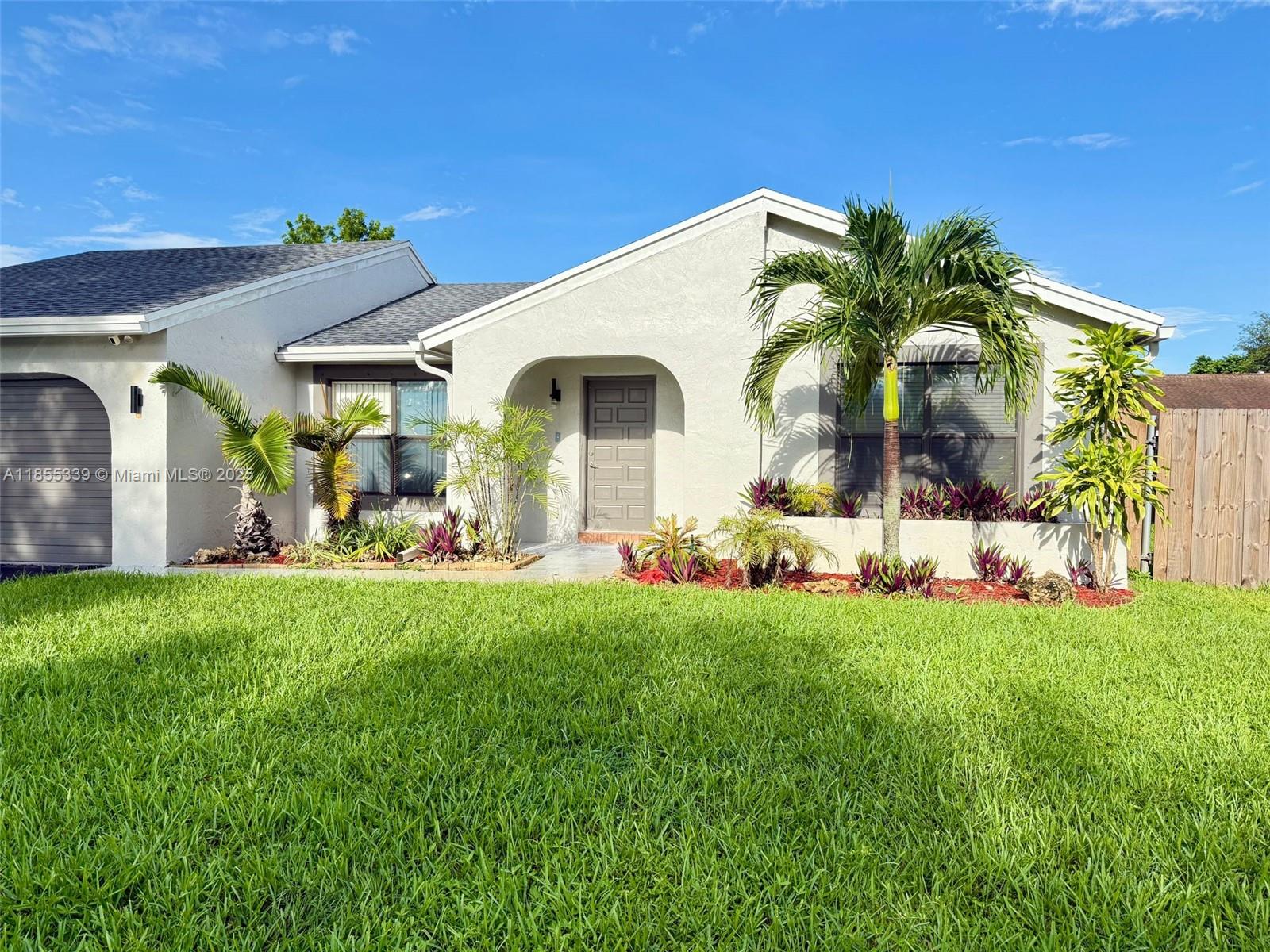 Cooper City Ranch-style home 3 bed/2 bath Spacious single-family is Close to excellent schools, parks, and shopping. With Tile & Laminate Flooring throughout. New kitchen with stainless steel appliances. New Baths, walk-in closet in master and 2nd bedroom. Plenty of cabinet space in the kitchen and a pantry. Dual vanity sinks in the master bathroom. 2 car garage with screened porch and a completely fenced lot for parking a boat or trailer. This desirable property will go fast! Lovingly maintained and move-in ready.