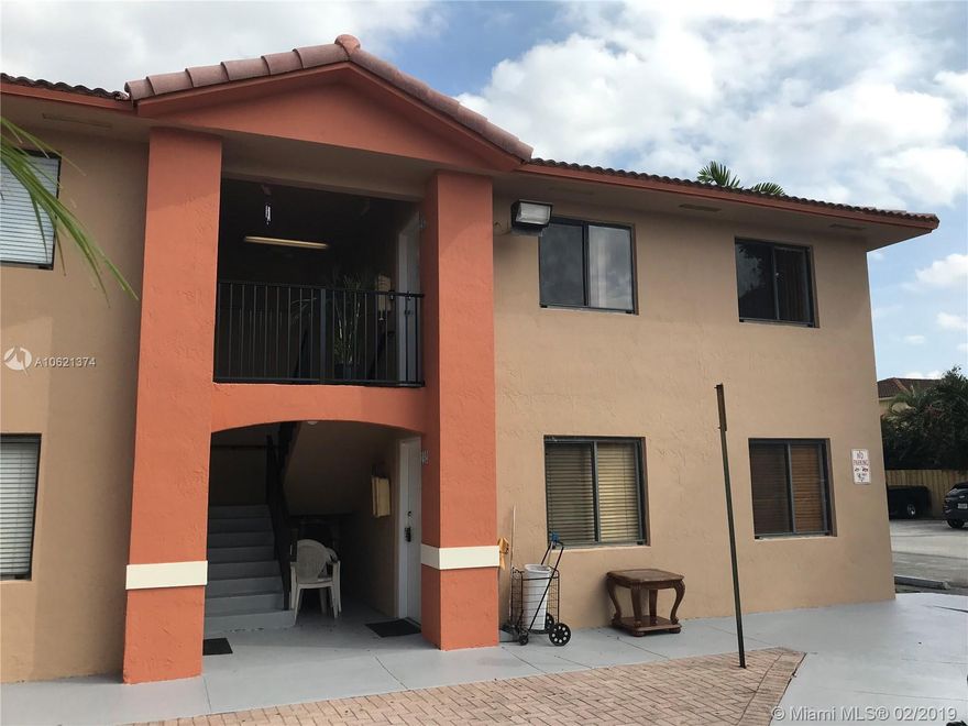 2 BEDROOMS 2 BATH 1st FLOOR UNIT CENTRALLY LOCATED IN WEST HIALEAH CLOSE TO SCHOOLS, SHOPPING, PALMETTO EXPRESSWAY, I-75 AND FLORIDA TURNPIKE.