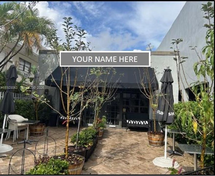 A gem of a building located on a beautiful Coral Gables street.  This property is currently used as a commissary, but prior owners have used it as a charming small restaurant and a professional office offering clients delicious in-house chef-made meals over discussions on financial planning. Grease trap has NOT been updated. Not easy to find an opportunity like this.  PLEASE DO NOT DISTURB BUSINESS OPERATION.  Schedule showings through listing agent.