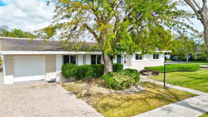 Beautiful 3-bedroom, 2-bath residence situated in a highly desirable neighborhood. This well-maintained home features a deep 1-car garage, impact doors and windows, and a newer A/C system designed for comfort and efficiency. Set on an expansive corner lot, the property offers exceptional potential to create a private outdoor retreat with space for a pool and refined entertaining areas. The thoughtfully designed layout is complemented by a prime location near upscale shopping, dining, major roadways, and Baptist Hospital Main. Whether enjoyed as-is or enhanced with personal touches, this exceptional home presents a rare opportunity to elevate your lifestyle.