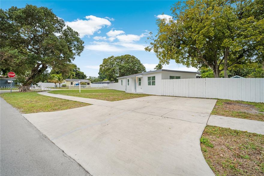 Stunning, completely remodeled home on a desirable corner lot, just minutes from Hard Rock Stadium, Aventura Mall. This turnkey property features contemporary upgrades throughout, including a modern kitchen, stylish bathrooms, and refreshed living spaces designed for comfort and functionality. Also Impacted Windows, Doors and New Appliances. Enjoy the extra space and privacy of a corner lot, plus easy access to major roads, entertainment, and local amenities. MORE PICTURES COMING SOON!!!!